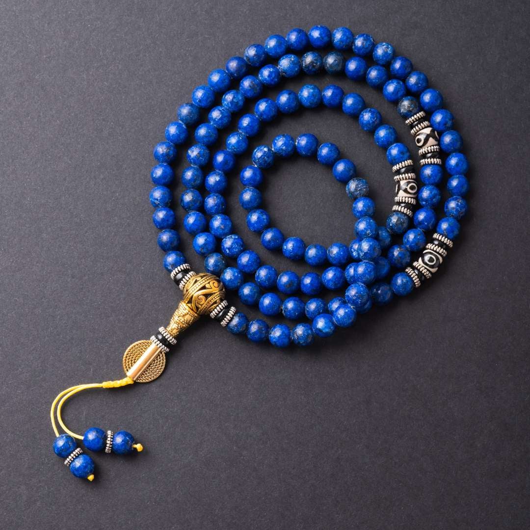 Lapis Lazuli Third Eye Mala