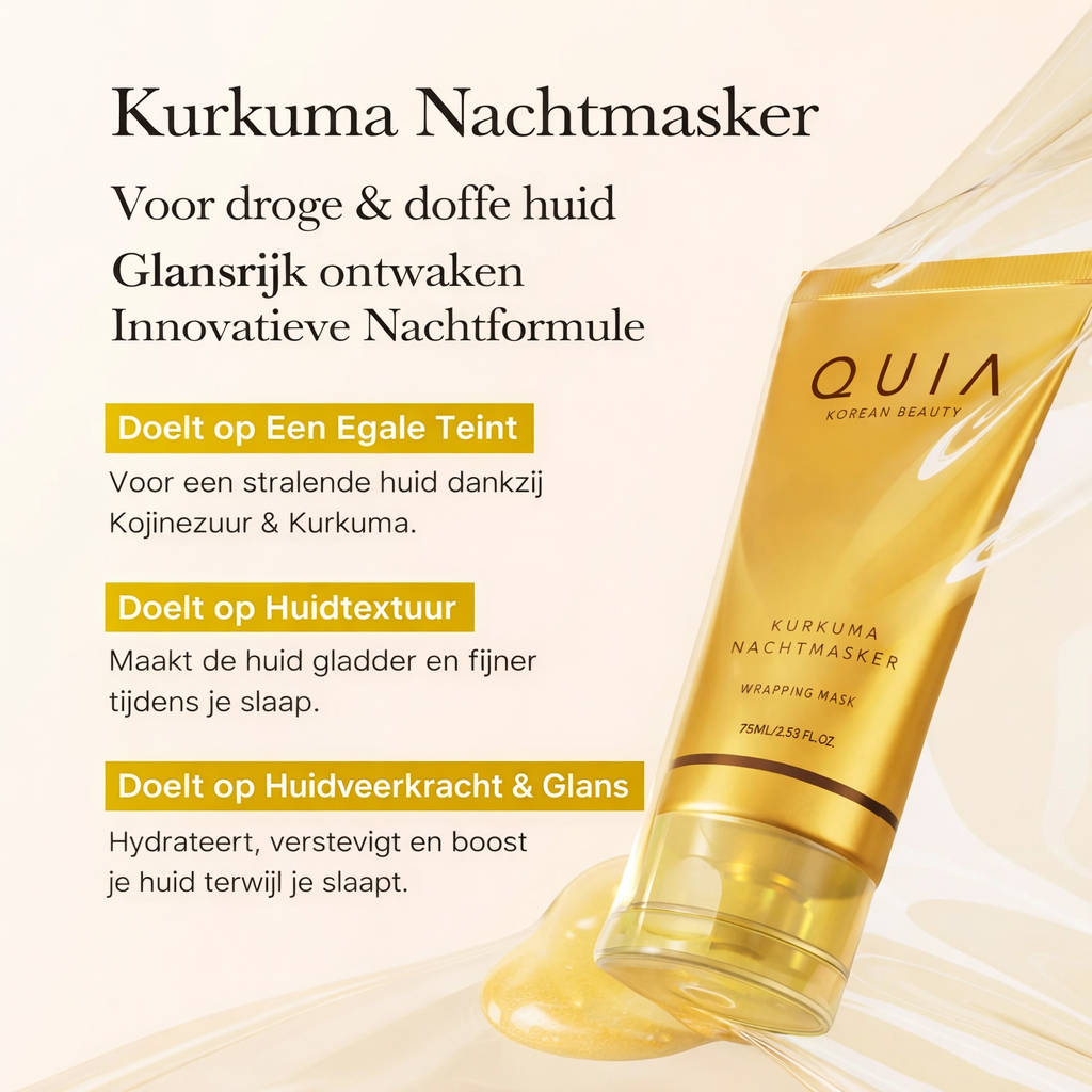 3x Quia Kojic Acid Kurkuma Wrapping Mask