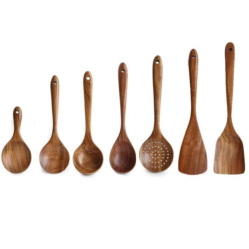 7-Delige Teakhouten Set