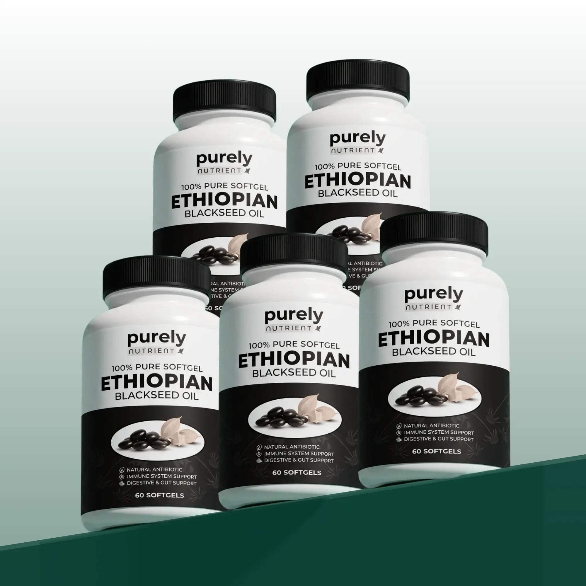 3+2 Purely Nutrient Ethiopische Zwarte Komijnolie